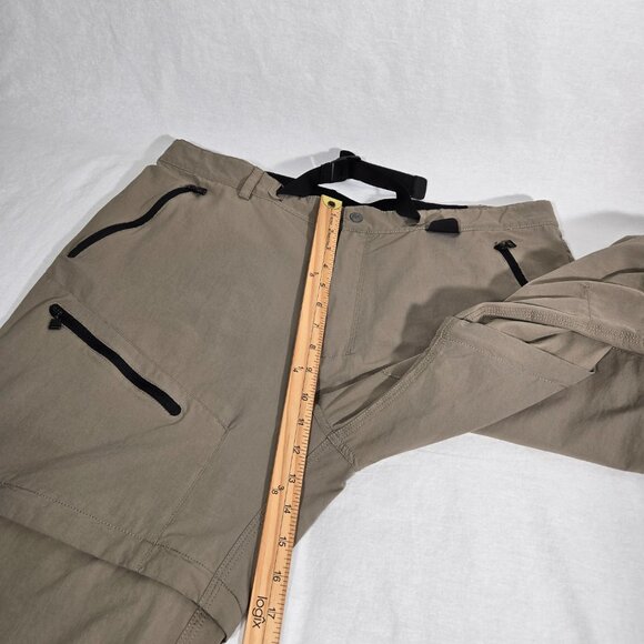 MILLET Gorpcore DRYNAMIC STRETCH Sage CONVERTIBLE Hiking Pant-Short WomenSize XL - Picture 17 of 17